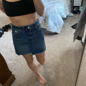 American eagle denim skirt